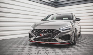 Тюнінг дифузор передній Street pro Hyundai I30 N MK3 FL фото