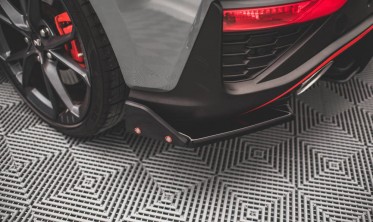 Комплект бічних накладок на задній бампер Hyundai I30 N MK3 рестайл фото