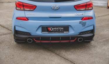 Центральний дифузор на задній бампер Racing Durability Hyundai I30 N MK3 фото