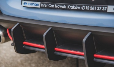 Центральний дифузор на задній бампер Racing Durability Hyundai I30 N MK3 фото