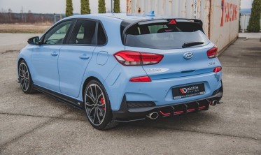 Центральний дифузор на задній бампер Racing Durability Hyundai I30 N MK3 фото