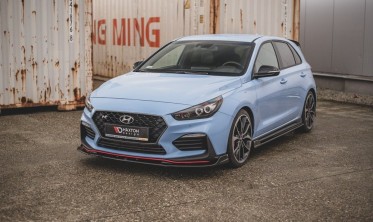 Передний диффузор Hyundai I30 MK3 N Hatchback / Fastback вар. 3 фото