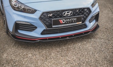Накладка передня на бампер Hyundai I30 MK3 N Hatchback / Fastback вар. 4 фото