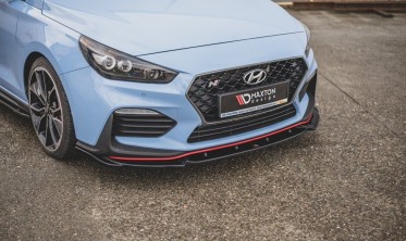 Тюнинг накладка на передний бампер Hyundai I30 MK3 N вар. 5 фото