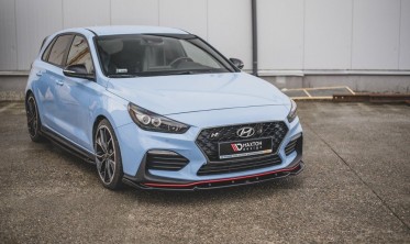 Тюнинг накладка на передний бампер Hyundai I30 MK3 N вар. 5 фото