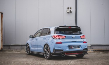 Тюнінг накладка на задній бампер Hyundai I30 MK3 N фото