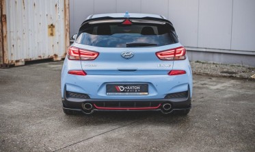 Тюнінг накладка на задній бампер Hyundai I30 MK3 N фото