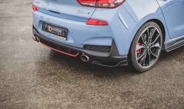 Боковые накладки на задний бампер Hyundai I30 MK3 N вар. 3 фото