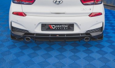 Боковые накладки на задний бампер Hyundai I30 MK3 N вар. 4 фото