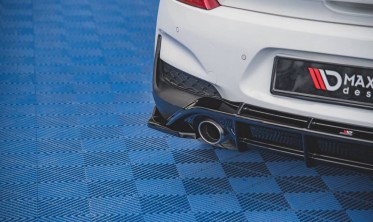 Боковые накладки на задний бампер Hyundai I30 MK3 N вар. 4 фото