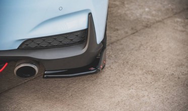 Комплект накладок на край заднего бампера Hyundai I30 MK3 N вар. 6 фото