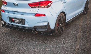Комплект накладок заднього бампера Hyundai I30 MK3 N вар. 7 фото