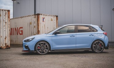 Тюнинг накладки под пороги Hyundai I30 MK3 / MK3 FL N версия вар. 5 фото