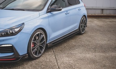 Тюнинг накладки под пороги Hyundai I30 MK3 / MK3 FL N версия вар. 5 фото