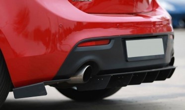 Бічні накладки під задній бампер MAZDA 3 MK2 MPS фото