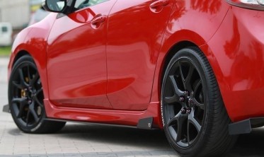 Накладки під пороги Mazda 3 MK2 MPS фото