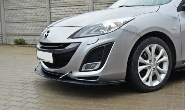 Диффузор переднего бампера Mazda 3 mk2 Sport (дорест.) вер.2 фото