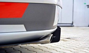 Центральний дифузор заднього бампера Mercedes CL C215 фото