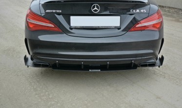 Бічні Racing накладки заднього бампера Mercedes CLA A45 AMG C117 Fl фото