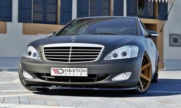 Дифузор переднього бампера Mercedes W221 дорест. фото