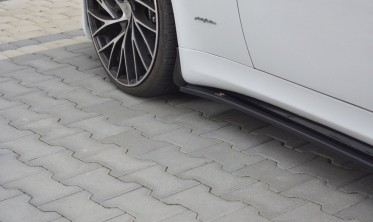 Накладки під бічні пороги Maserati Quattroporte MK5 рестайл фото