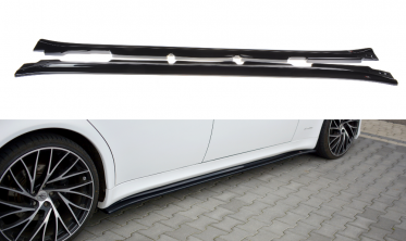 Накладки під бічні пороги Maserati Quattroporte MK5 рестайл фото