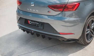 Тюнінг накладка на задній бампер Seat Leon MK3 FR FL фото