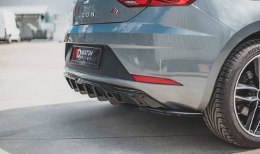 Тюнінг накладка на задній бампер Seat Leon MK3 FR FL фото