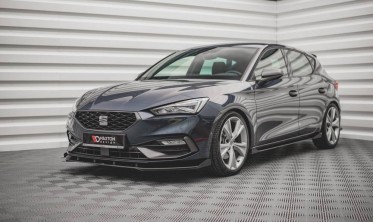 Диффузор Street pro + накладки переднего бампера Seat Leon FR MK4 фото