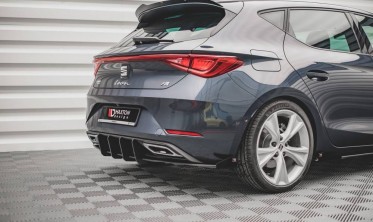 Диффузор + накладки заднего бампера Street pro Seat Leon MK4 FR фото