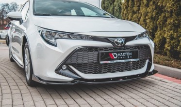 Тюнинговый диффузор на передний бампер Toyota Corolla 12 фото