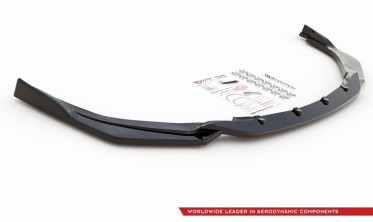 Тюнинговый диффузор на передний бампер Toyota Corolla 12 фото