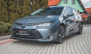 Передняя накладка на бампер Toyota Corolla XII Sedan фото
