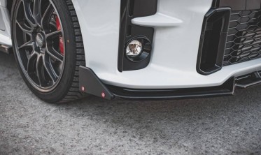 Тюнинговый диффузор + накладки на передний бампер Toyota GR Yaris MK4 фото