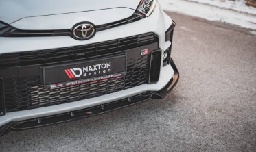 Тюнинговый диффузор + накладки на передний бампер Toyota GR Yaris MK4 фото