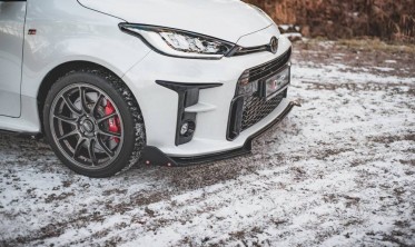 Диффузор + накладки на передний бампер Toyota GR Yaris MK4 фото
