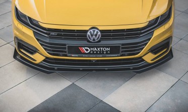 Диффузор + накладки на передний бампер Racing VW Arteon R-Line фото