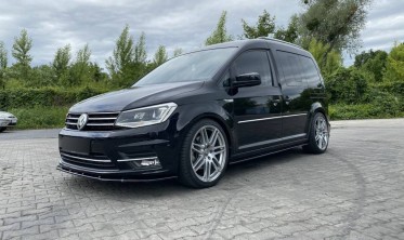 Боковые накладки под пороги Volkswagen Caddy MK3 рестайл фото