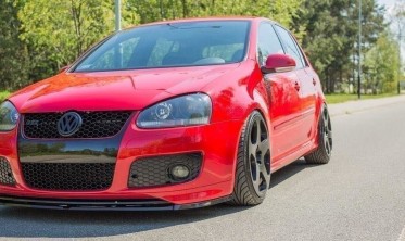 Тюнінговий дифузор переднього бампера VW Golf 5 версія GTI з 30TH передньою накладкою фото