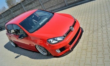 Racing диффузор переднего бампера Volkswagen Golf 6 GTI 35TH фото