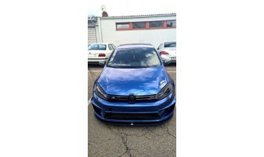 Тюнінговий дифузор переднього бампера для Volkswagen Golf 6 з бампером R400 фото