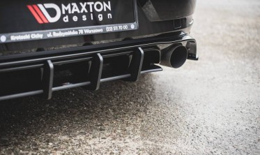 Центральный задний диффузор Racing Durability VW Golf 7 GTI TCR фото