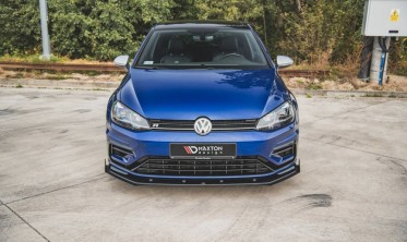 Передний диффузор + накладки на бампер Racing Durability VW Golf 7 FL R / R-Line фото