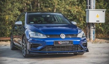 Накладка на передний бампер Racing Durability VW Golf 7 R / R-Line FL фото