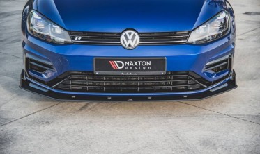 Накладка на передний бампер Racing Durability VW Golf 7 R / R-Line FL фото
