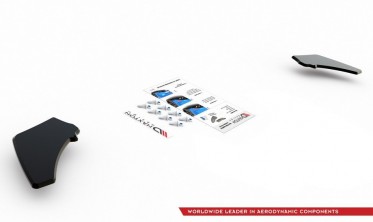 Боковые накладки на задний бампер Racing Durability VW Golf 7 GTI фото