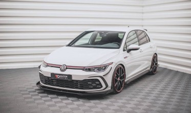 Комплект накладок на передний бампер (Canards) VW  8 GTI / R-Line фото