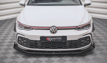 Комплект накладок на передний бампер (Canards) VW  8 GTI / R-Line фото