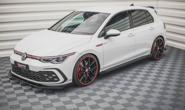 Листвы + накладки под пороги VW Golf 8 GTI / GTI Clubsport / R-Line фото