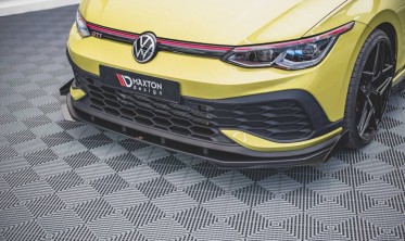 Передний диффузор + накладки Racing VW Golf 8 GTI Clubsport фото